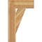 Ekena Millwork Traditional Block Rough Sawn Bracket, Western Red Cedar, 6"W x 20"D x 32"H BKT06X20X32TRA05RWR - alternate 4